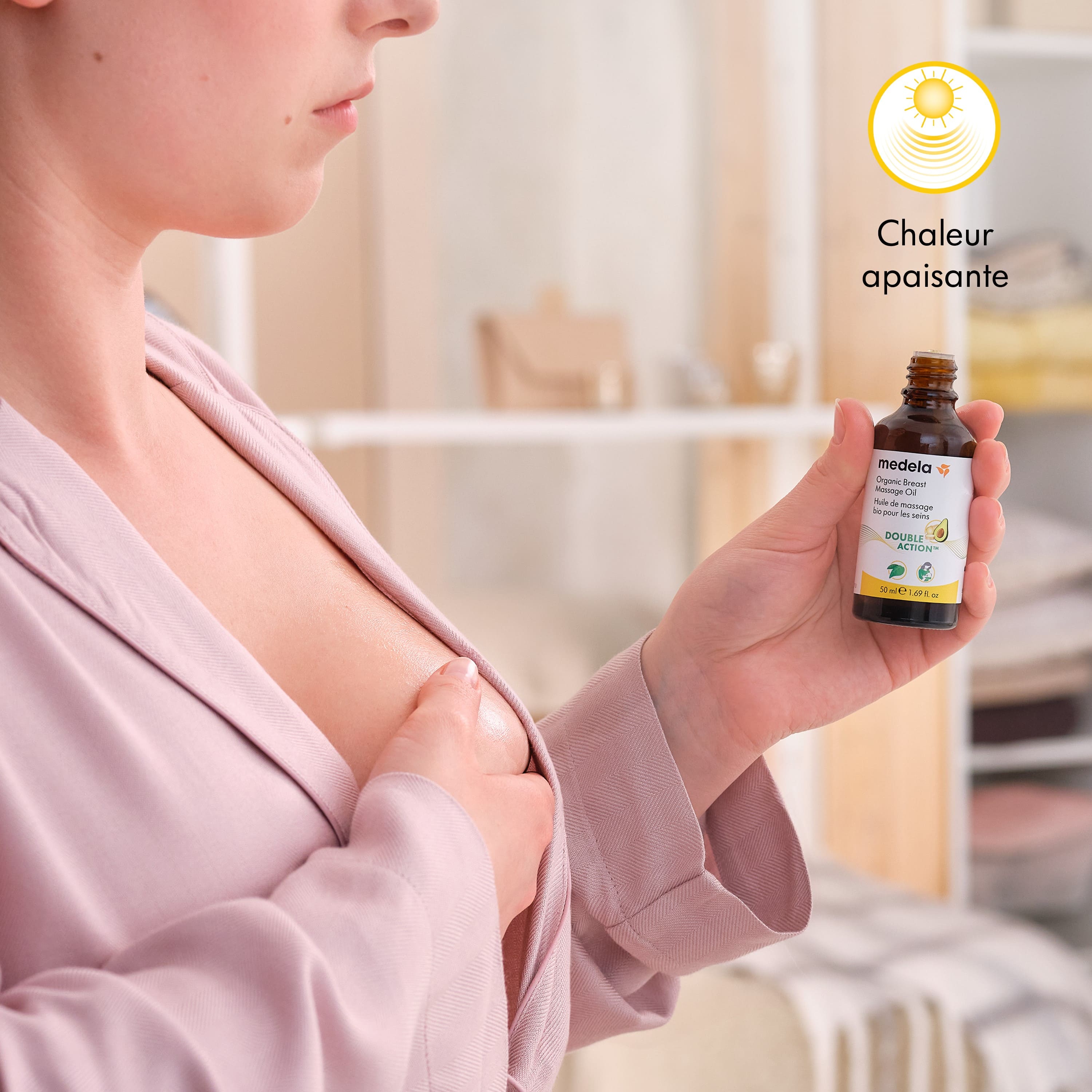 MEDELA - Huile de massage Double Action™ bio pour les seins 50ml