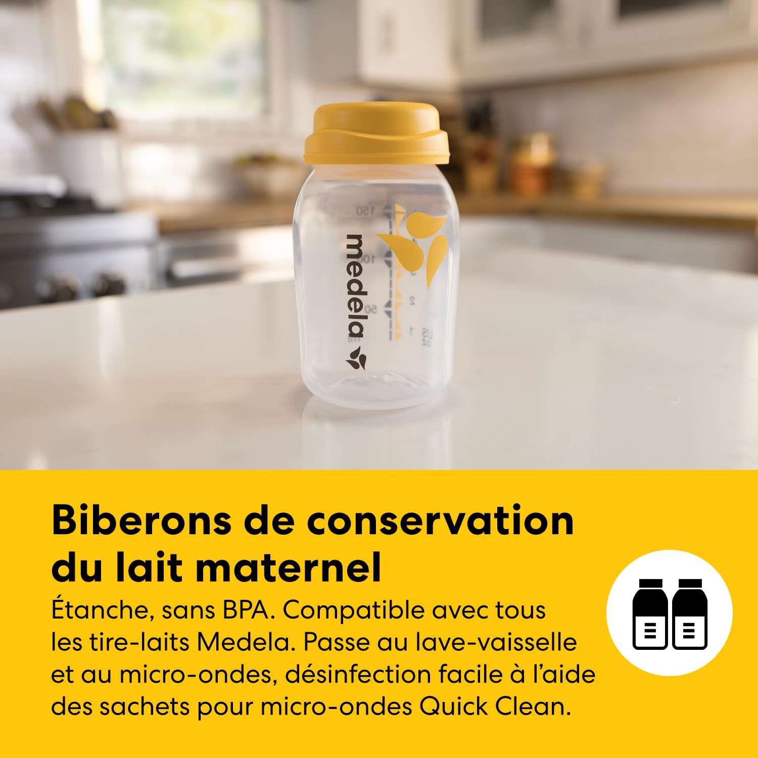 Kit de stockage pour lait maternel