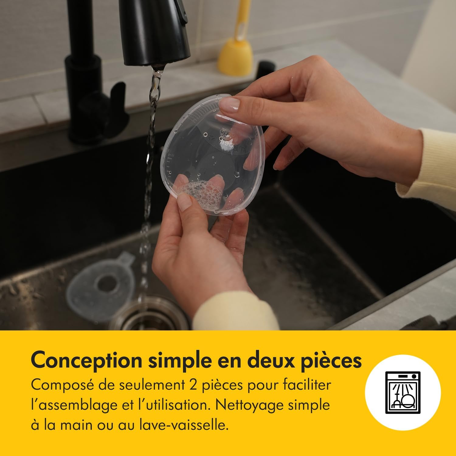 Lot de 2 Coupelles recueil lait maternel MEDELA