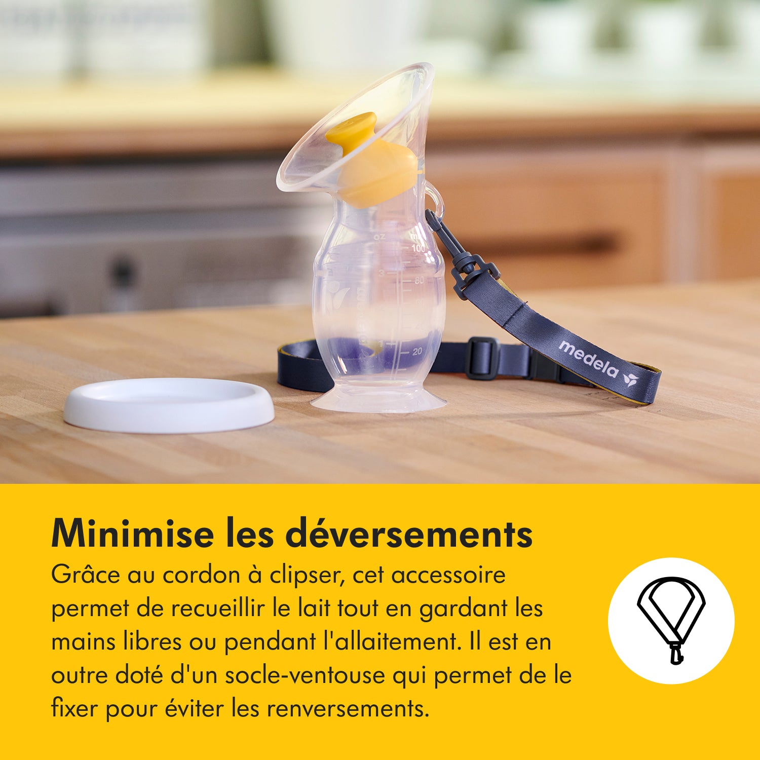 MEDELA - Recueil-lait en silicone