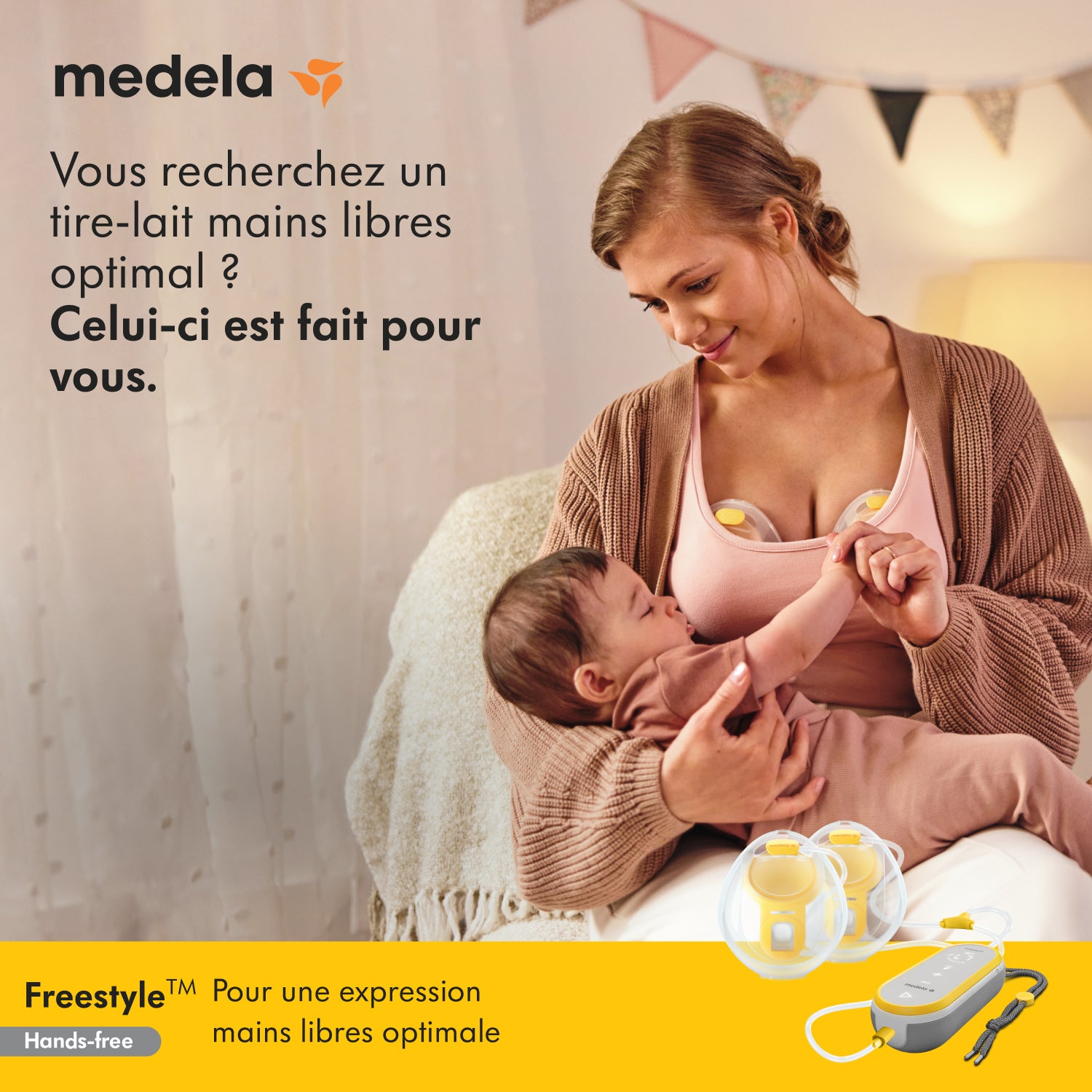 MEDELA - Tire-lait électrique double Freestyle Hands Free 21mm / 24mm