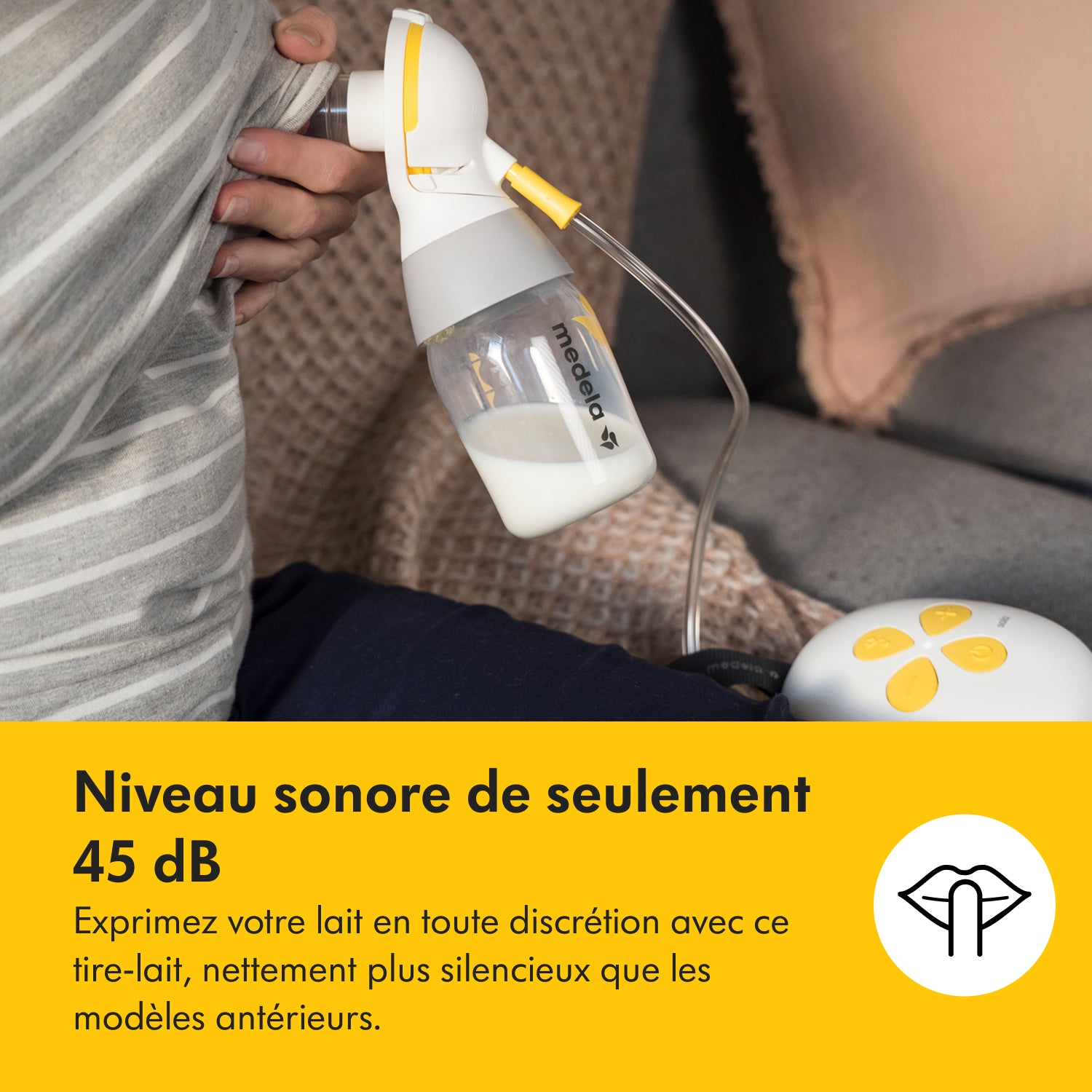 Solo™ - Tire-lait Électrique Simple Hands-free 24mm