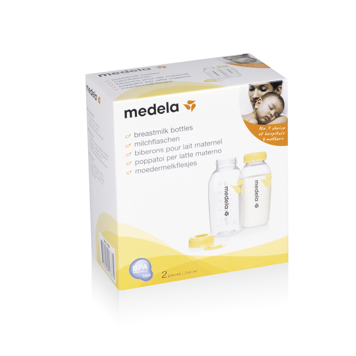 MEDELA - Biberons de recueil 250 ml - lot de 2