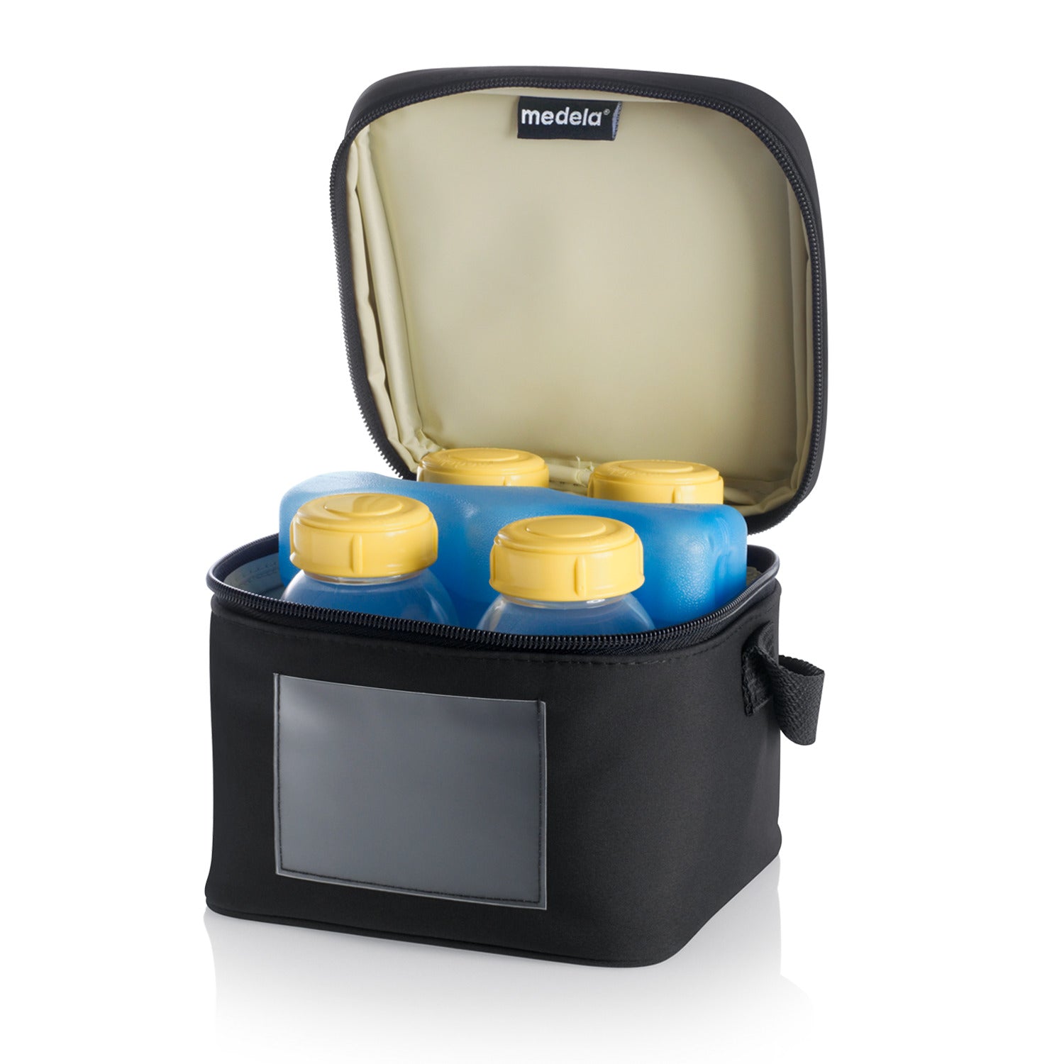 MEDELA - Cooler Bag - Compartiment et bloc réfrigérant + 4 biberons