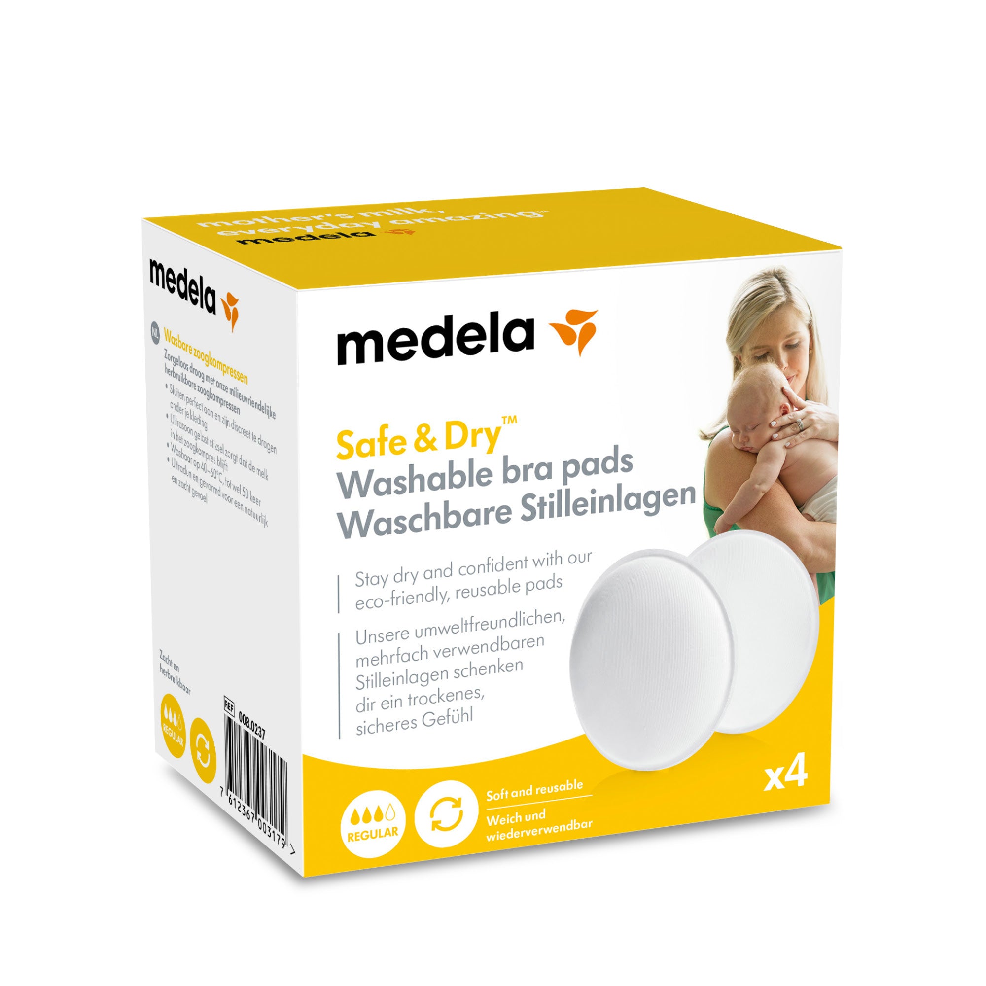 MEDELA - Coussinets lavables - lot de 4