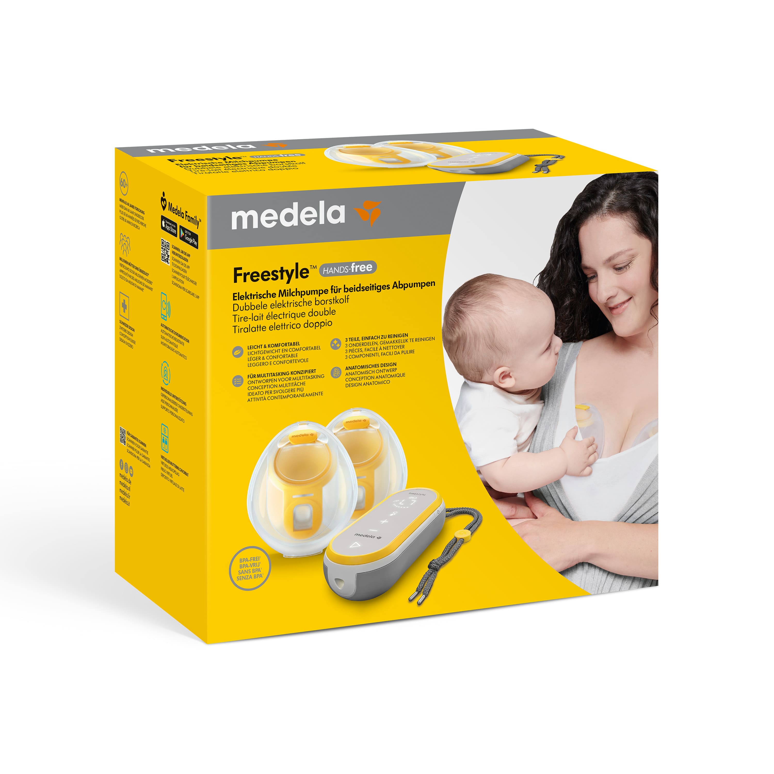 MEDELA - Tire-lait électrique double Freestyle Hands Free 21mm / 24mm