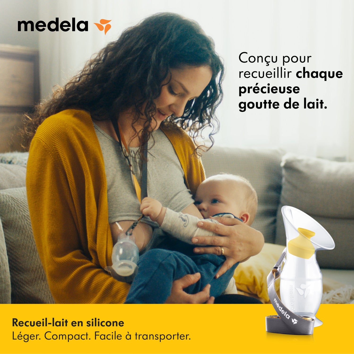 MEDELA - Recueil-lait en silicone