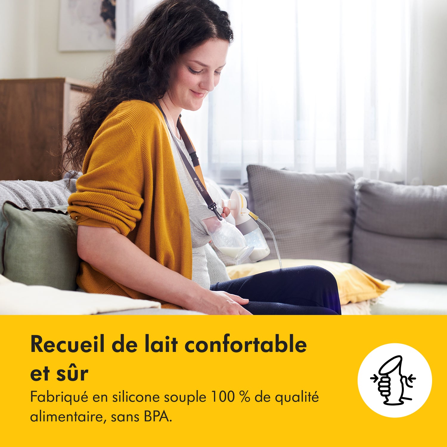 MEDELA - Recueil-lait en silicone