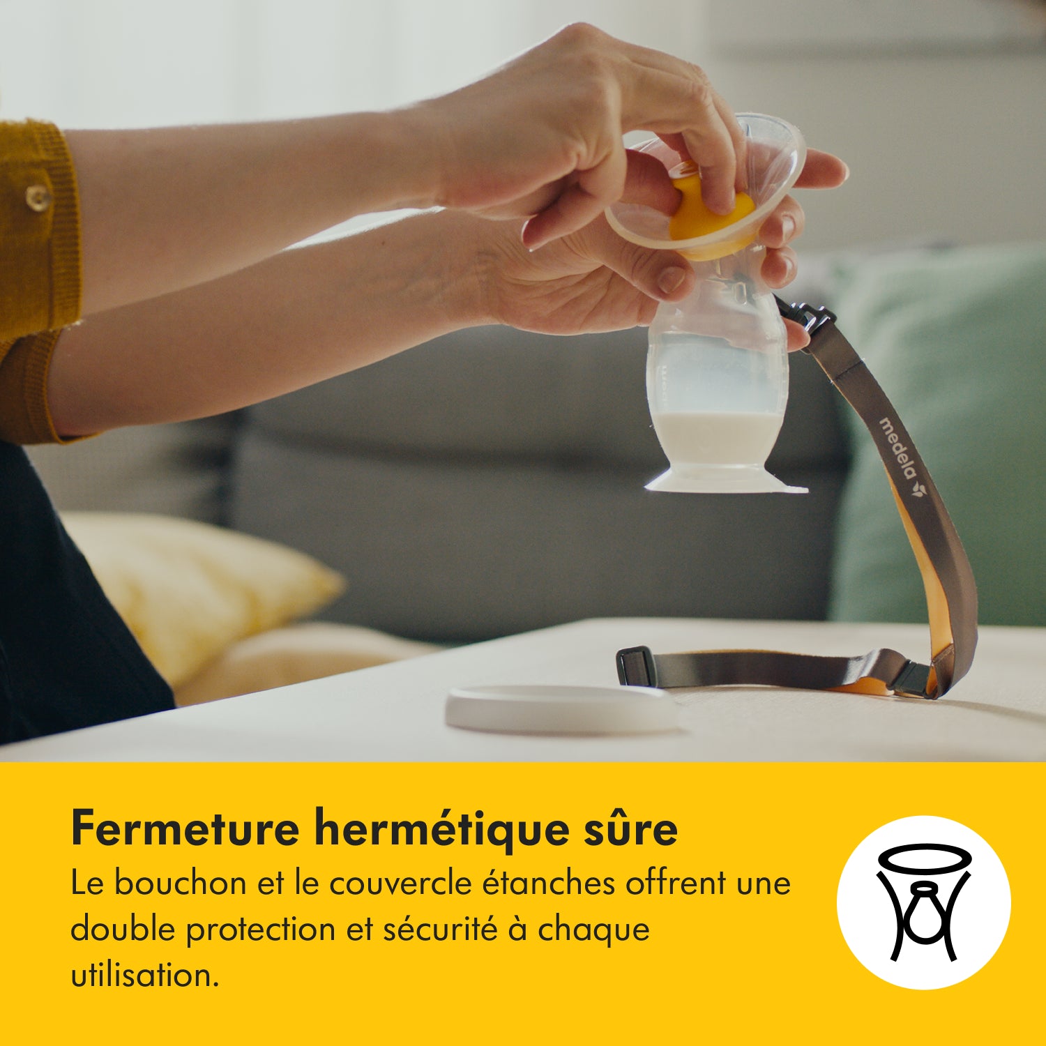 MEDELA - Recueil-lait en silicone