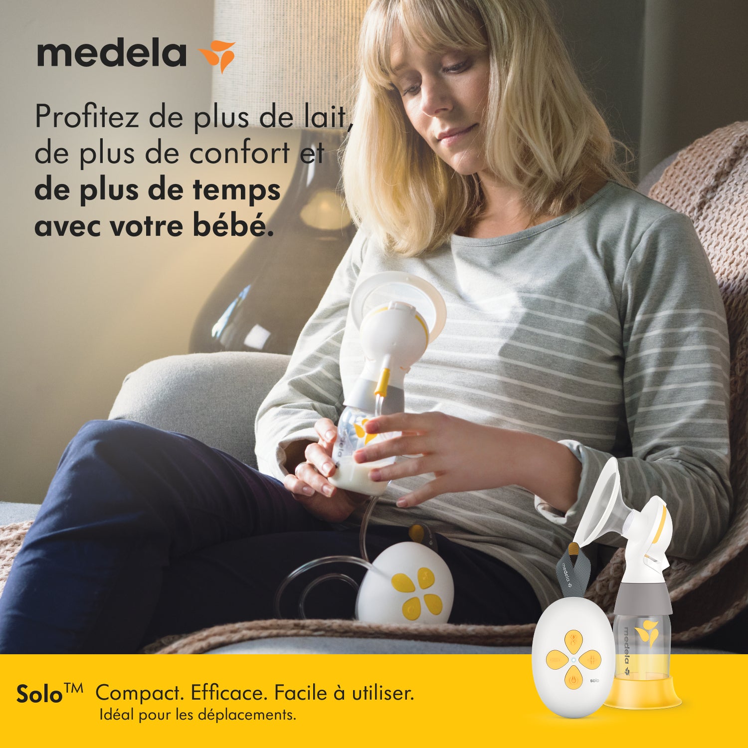 Solo™ - Tire-lait Électrique Simple Hands-free 24mm
